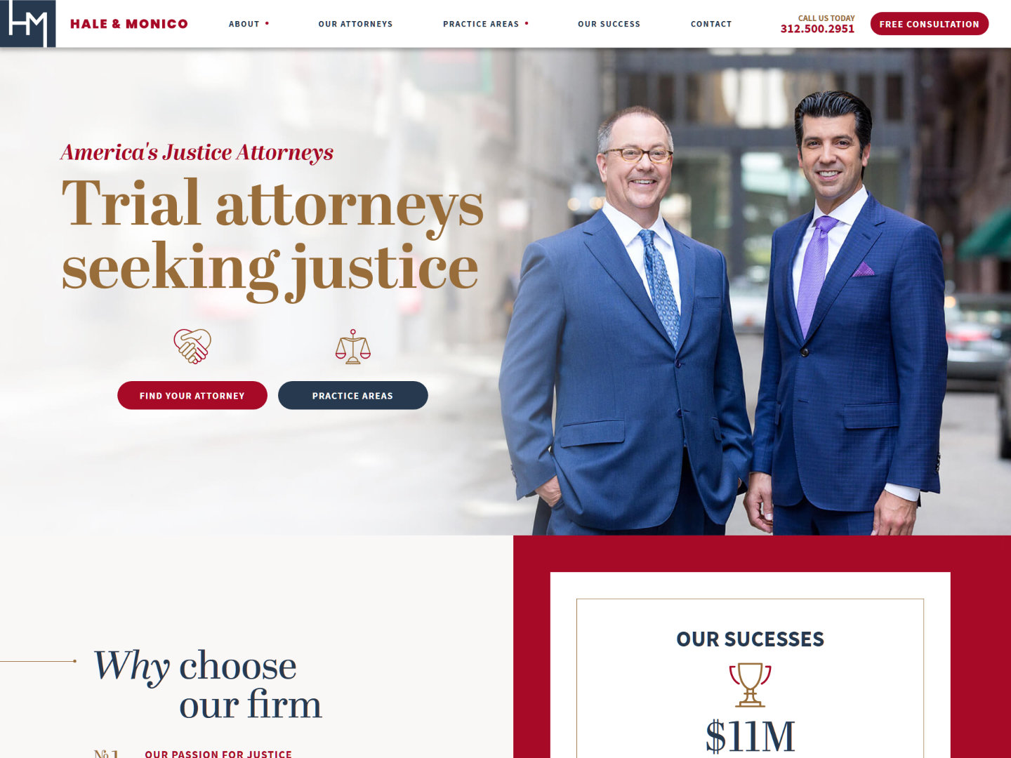 Hale & Monico website screenshot